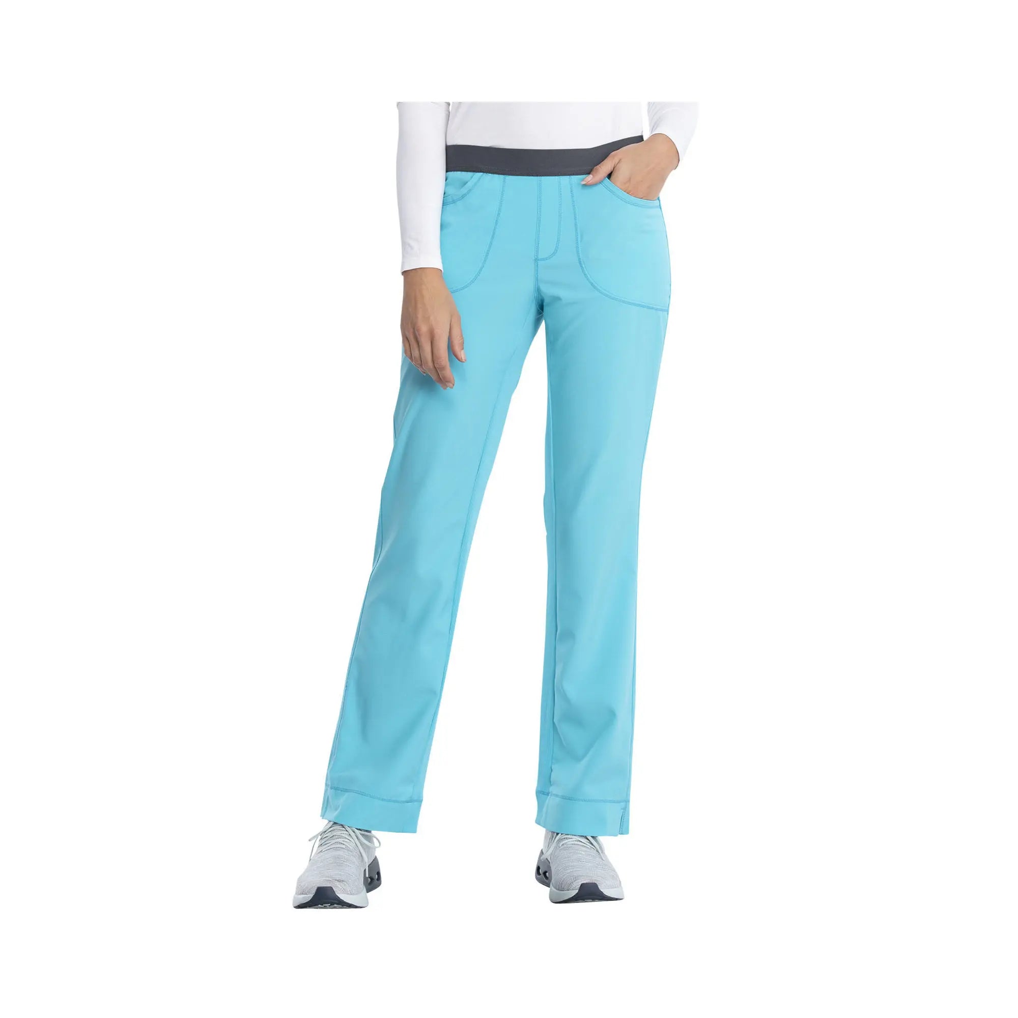 Tosse - Pantalon slim médical - Femme - 4 poches - Cherokee - Couleur 1 My Podologie Bleu-Turquoise-XXXL