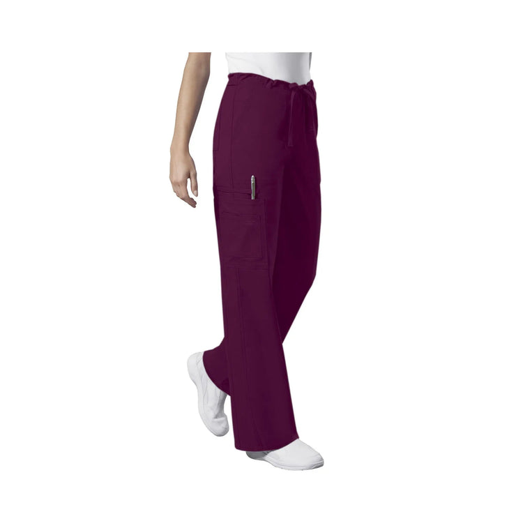 Tourcoing - Pantalon large à cordon de serrage - Unisexe - Cherokee Cherokee Authentic Workwear  Bordeaux-XXXL
