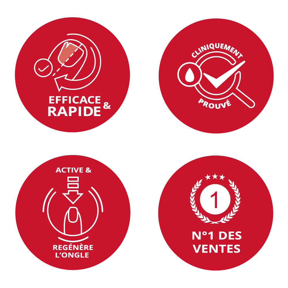 Traitement Sérum Ongles noirs, traumatisés - 8ml - Fortifiant - Poderm Professional - My Podologie