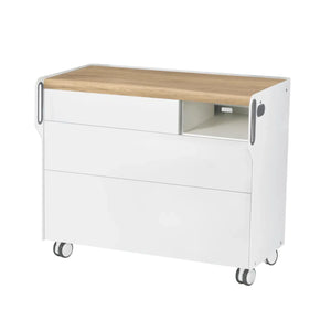Unité de Podologie "Room Move" - Taille L - Ruck Ruck Chêne-2-compartiment-micromoteur-à-droite-Non