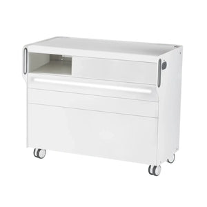 Unité de Podologie "Room Move" - Taille L - Ruck Ruck Blanc-3-avec-LED-compartiment-micromoteur-à-gauche