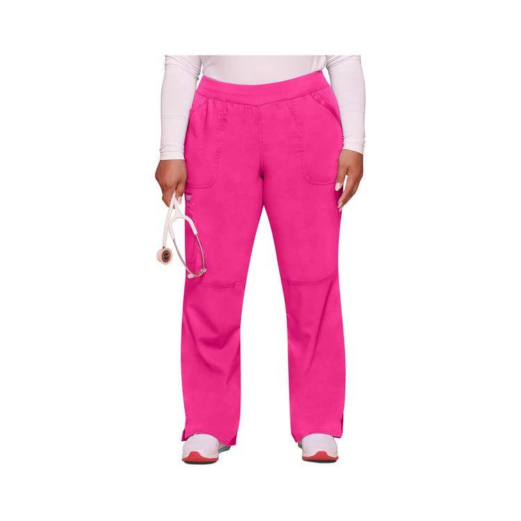 Villeurbanne - Pantalon droit taille mi-haute - Femme - Cherokee Cherokee Authentic Workwear  Rose-Électrique-3XL