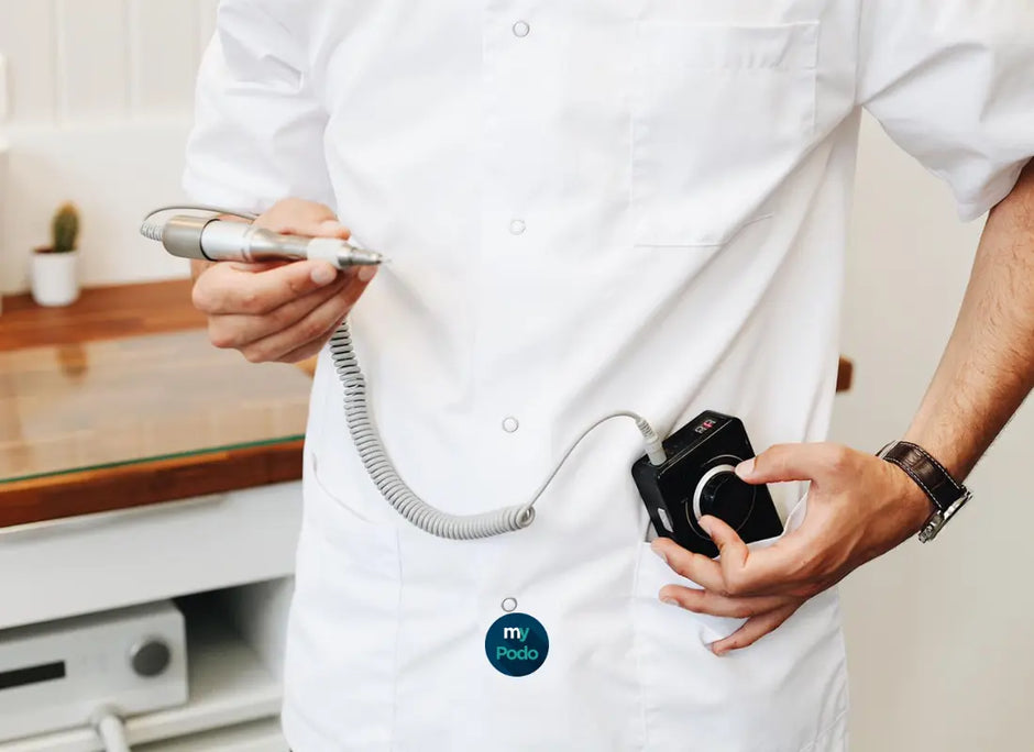 Le fonctionnement du micromoteur Podo38S et du K38 Saeyang My Podologie