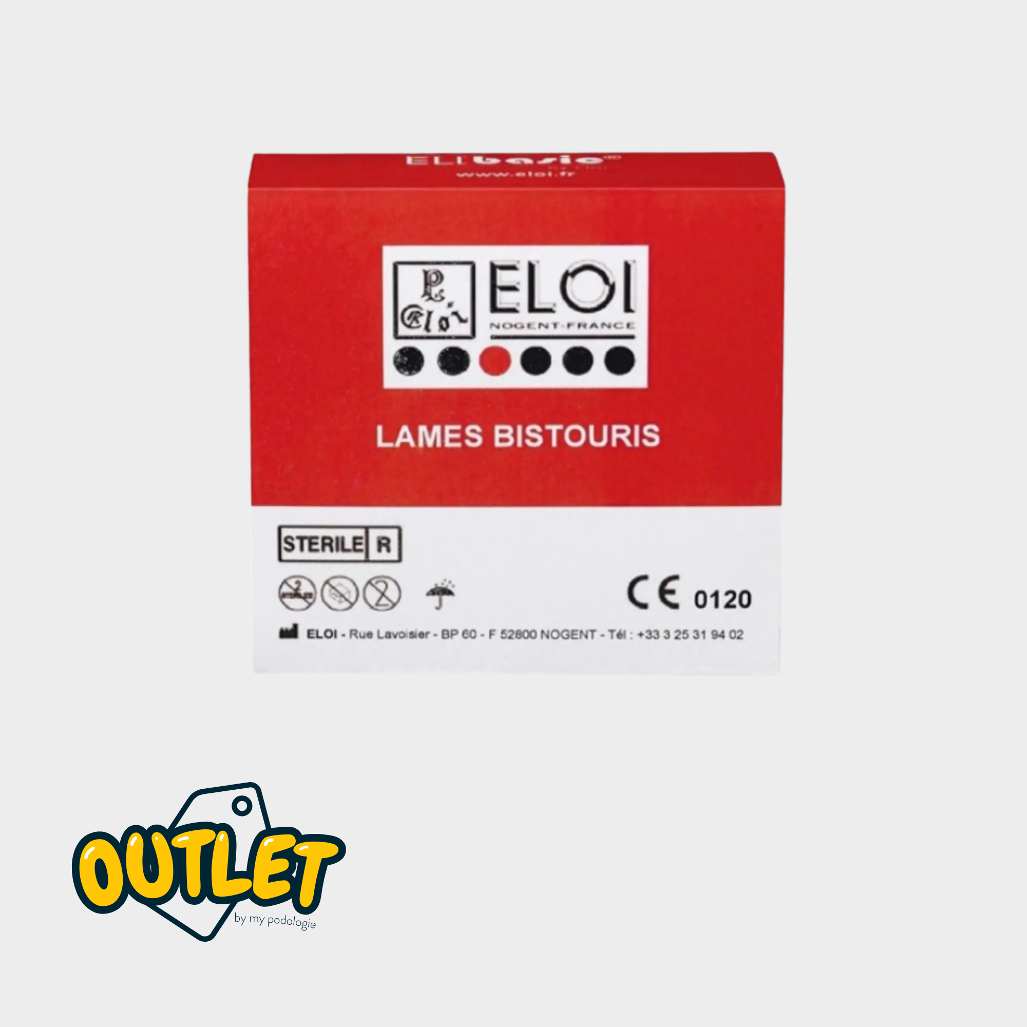 100 Lames de bistouri stériles n°23 - Elibasic by Eloi // Date dépassée