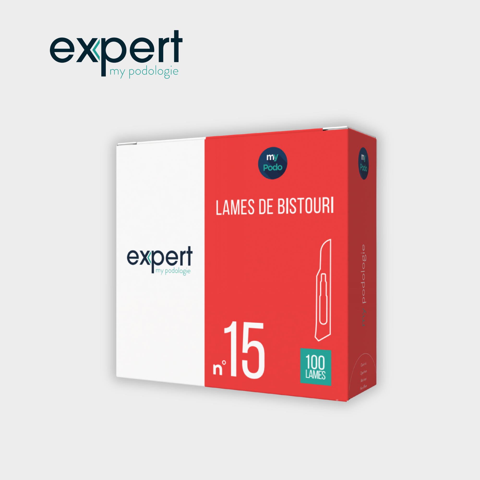 100 sterile scalpel blades - Expert by My Podologie