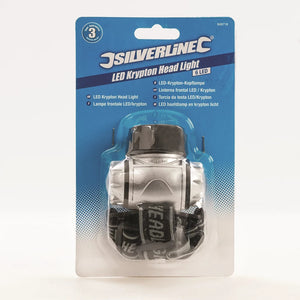 Lampe frontale LED/krypton - Silverline Silverline 