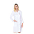 Adeline - Blouse longue - Manches longues transformables - Femme - 100 cm My Blouse  Sergé-Blanc-Violine-T6-XXXL