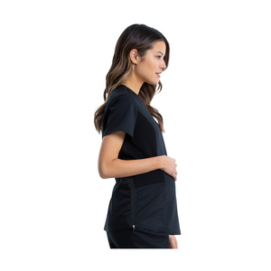 Ajaccio - Tunique maternité - Femme enceinte - Cache-cœur - Cherokee Cherokee Authentic Workwear  Noir-3XL