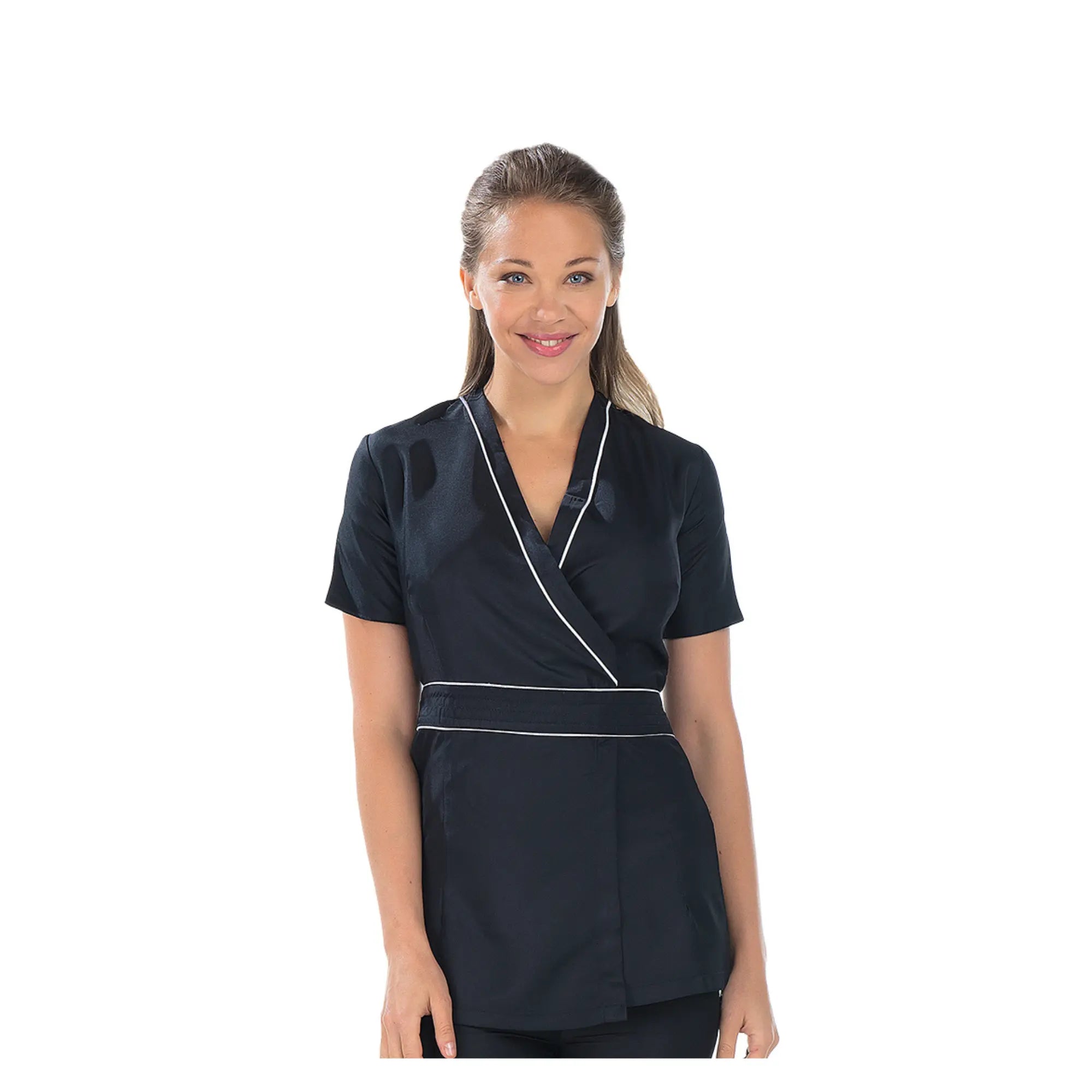 Alison - Tunique - Manches courtes - Femme - 75 cm My Blouse  Noir-T6-XXXL