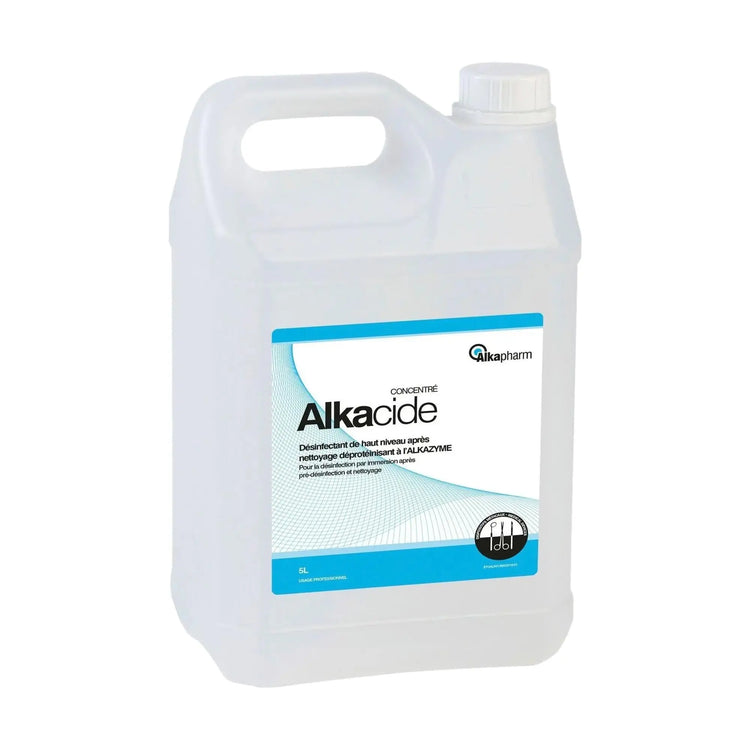 Alkacide - Désinfectant final à froid - Bidon - 5 L - Alkapharm - My Podologie