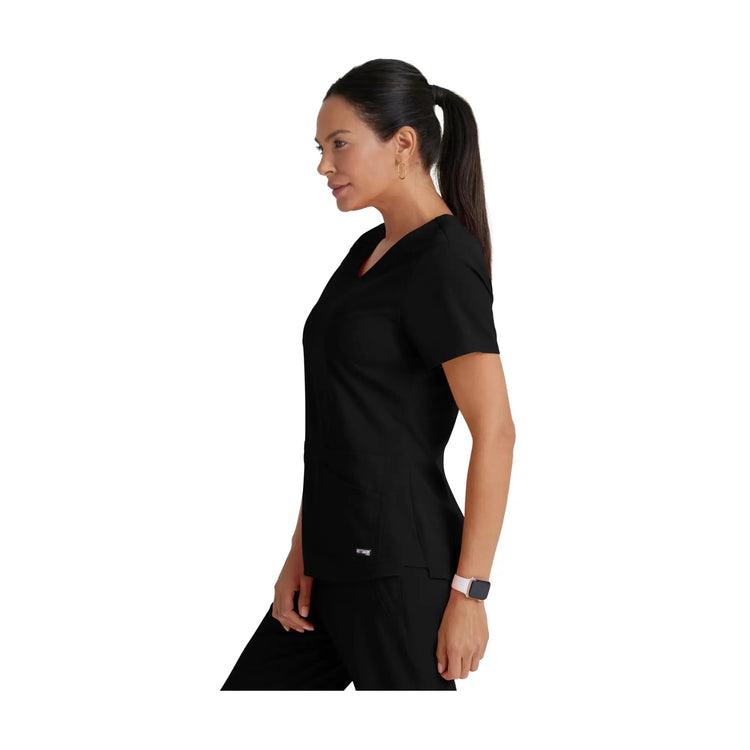 Aura - Tunique col V - Femme - Grey’s Anatomy Stretch Grey’s Anatomy 