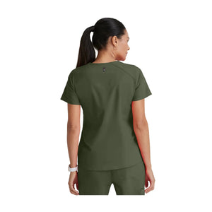 Aura - Tunique col V - Femme - Grey’s Anatomy Stretch Grey’s Anatomy 