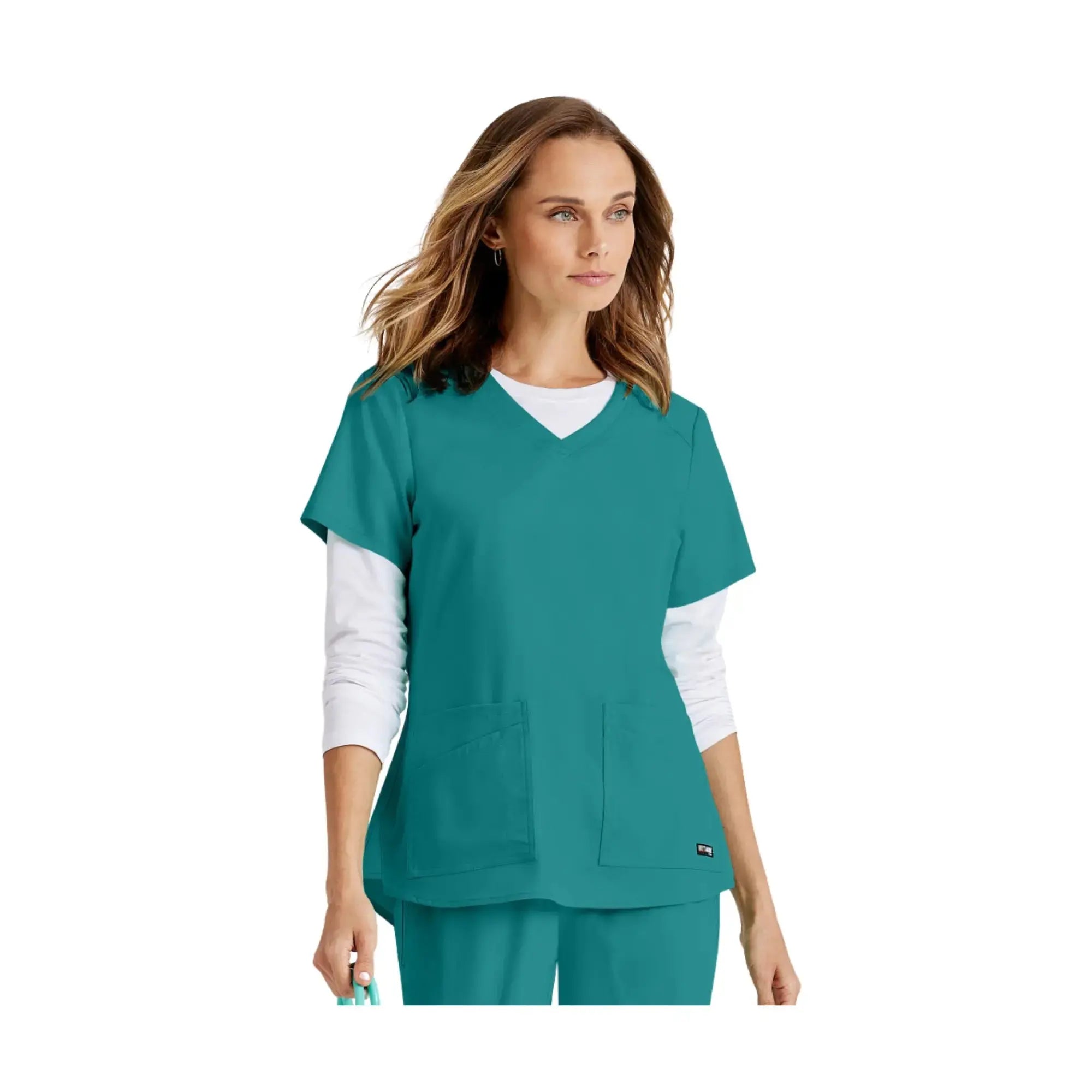Aura - Tunique col V - Femme - Grey’s Anatomy Stretch Grey’s Anatomy 