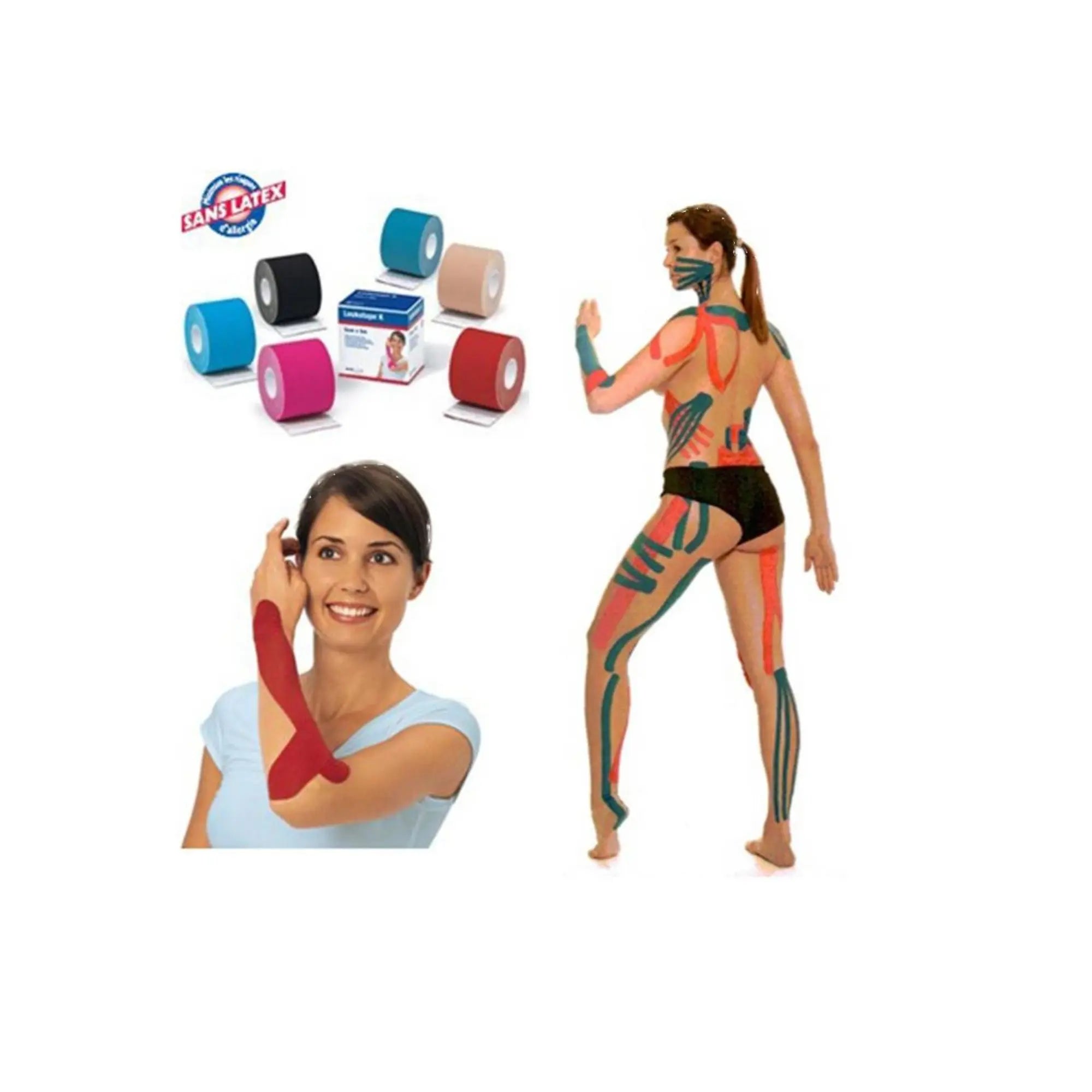 Bande adhésive élastique pour taping - Leukotape K by BSN Medical BSN Medical