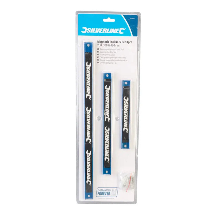 Barres magnétiques pour outils - 3 pièces - Silverline Silverline 
