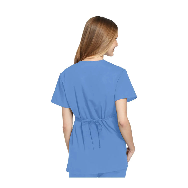 Bayonne - Medical Tunic - Wrap Effect - Short Sleeve - Women - 72 cm - Cherokee Cherokee Authentic Workwear 
