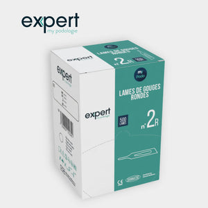 Boîte de 500 lames de gouges rondes - Expert by My Podologie Expert 
