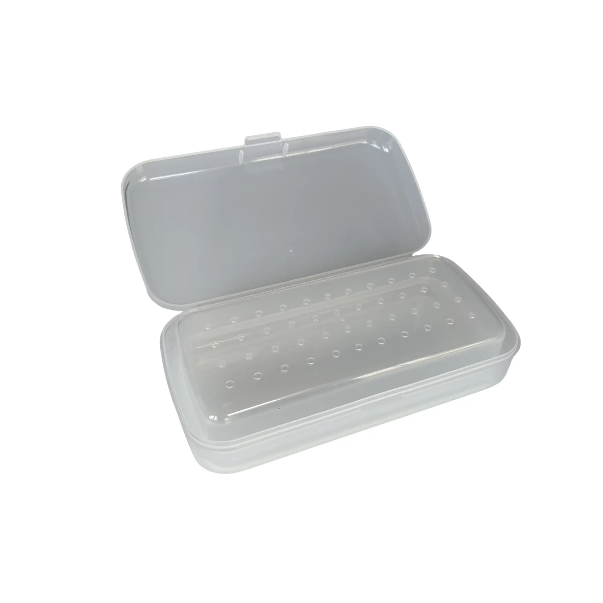 Boite de Rangement Transparente - Fraise - Peut contenir 44 fraises My Podologie