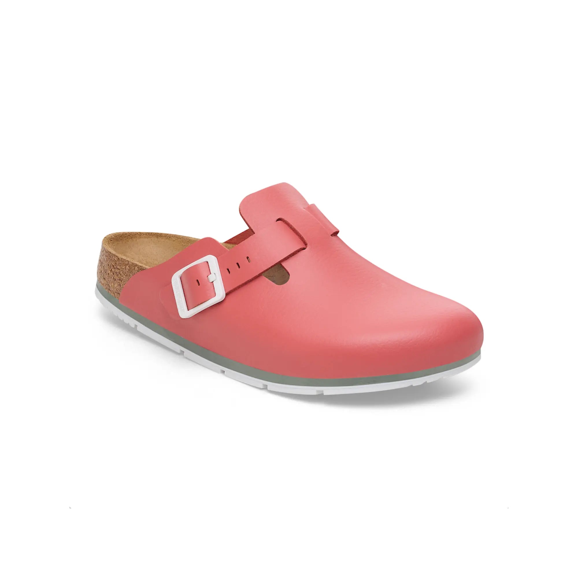 Boston Pro - Cuir naturel - Plusieurs coloris - Birkenstock - Couleur 2 Birkenstock  Rouge / Étroite / 48