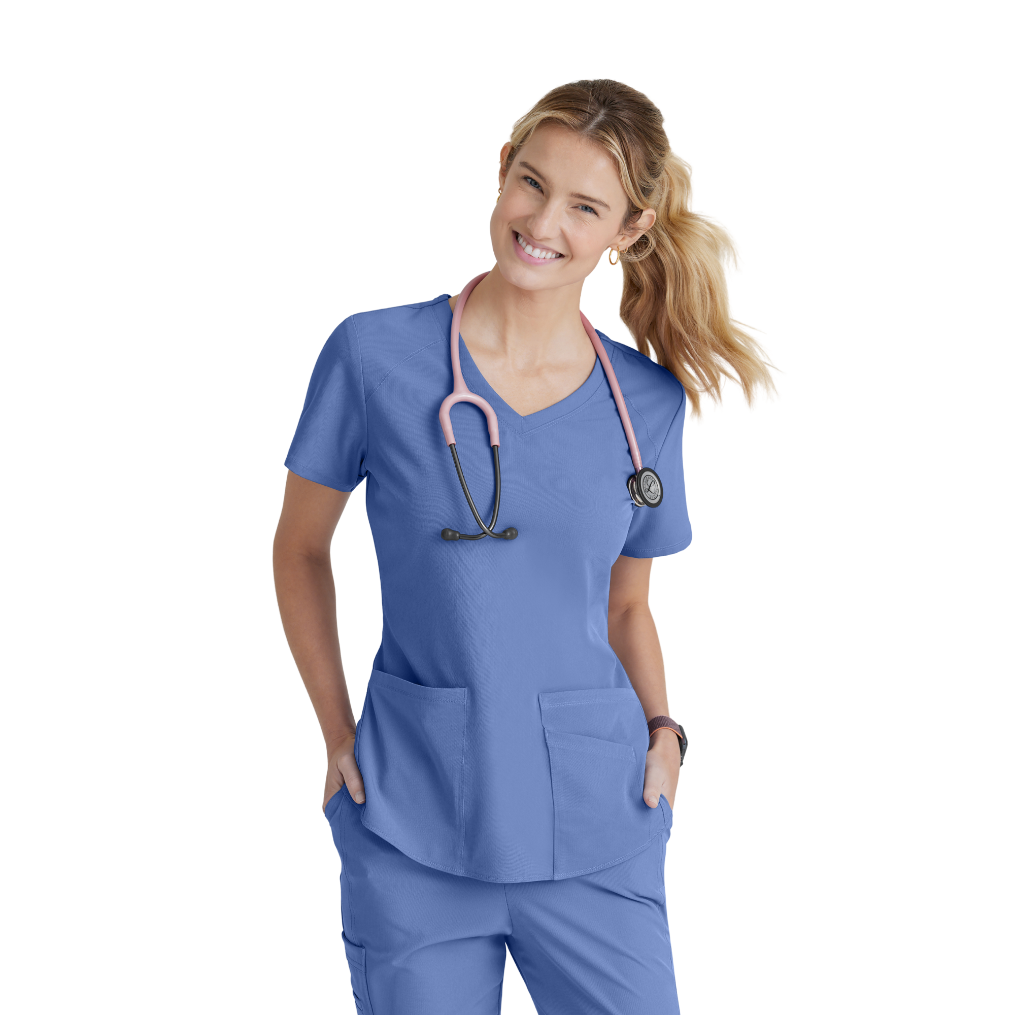 Breeze Top - Haut médical col V - Femme - Skechers SKECHERS 