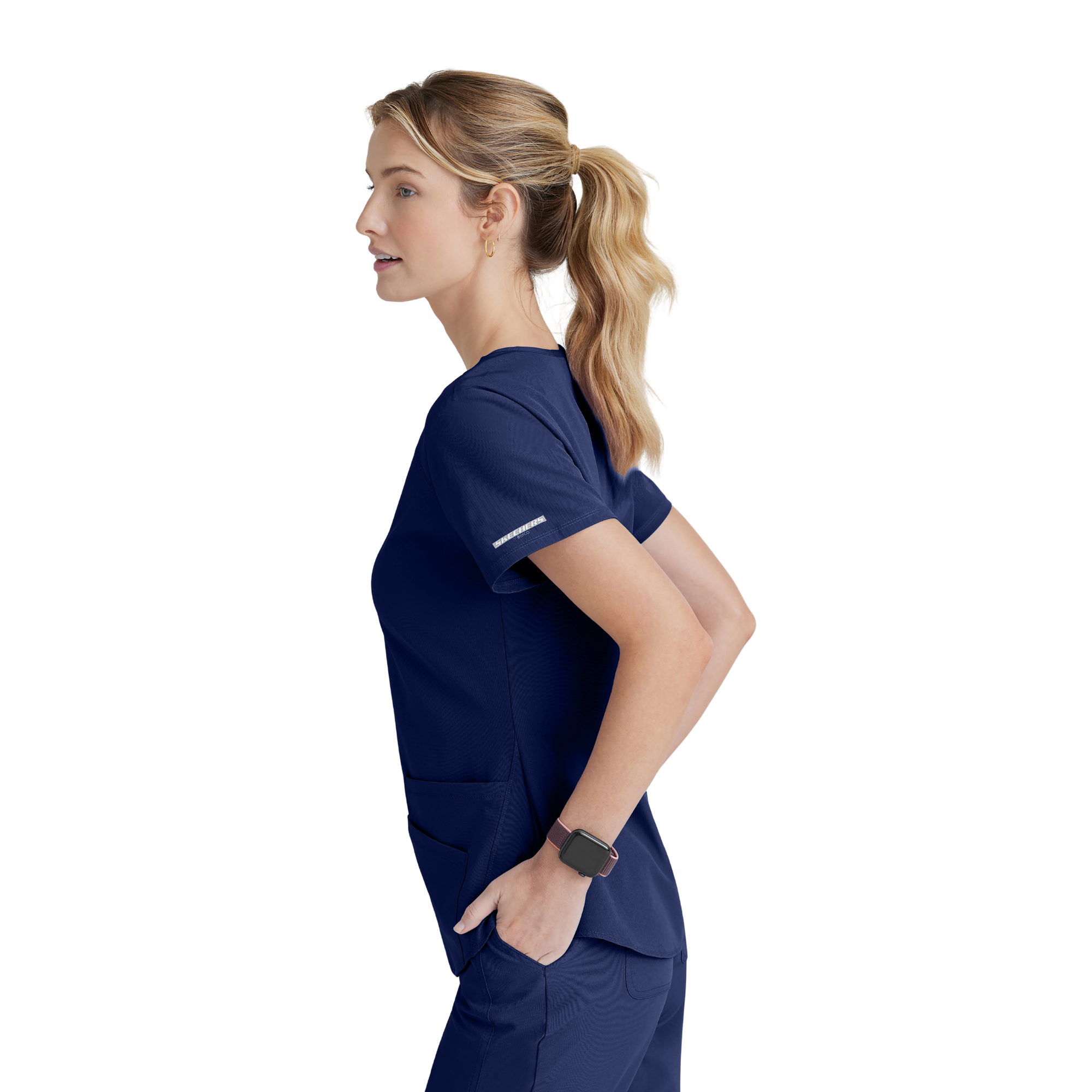 Breeze Top - Haut médical col V - Femme - Skechers SKECHERS 