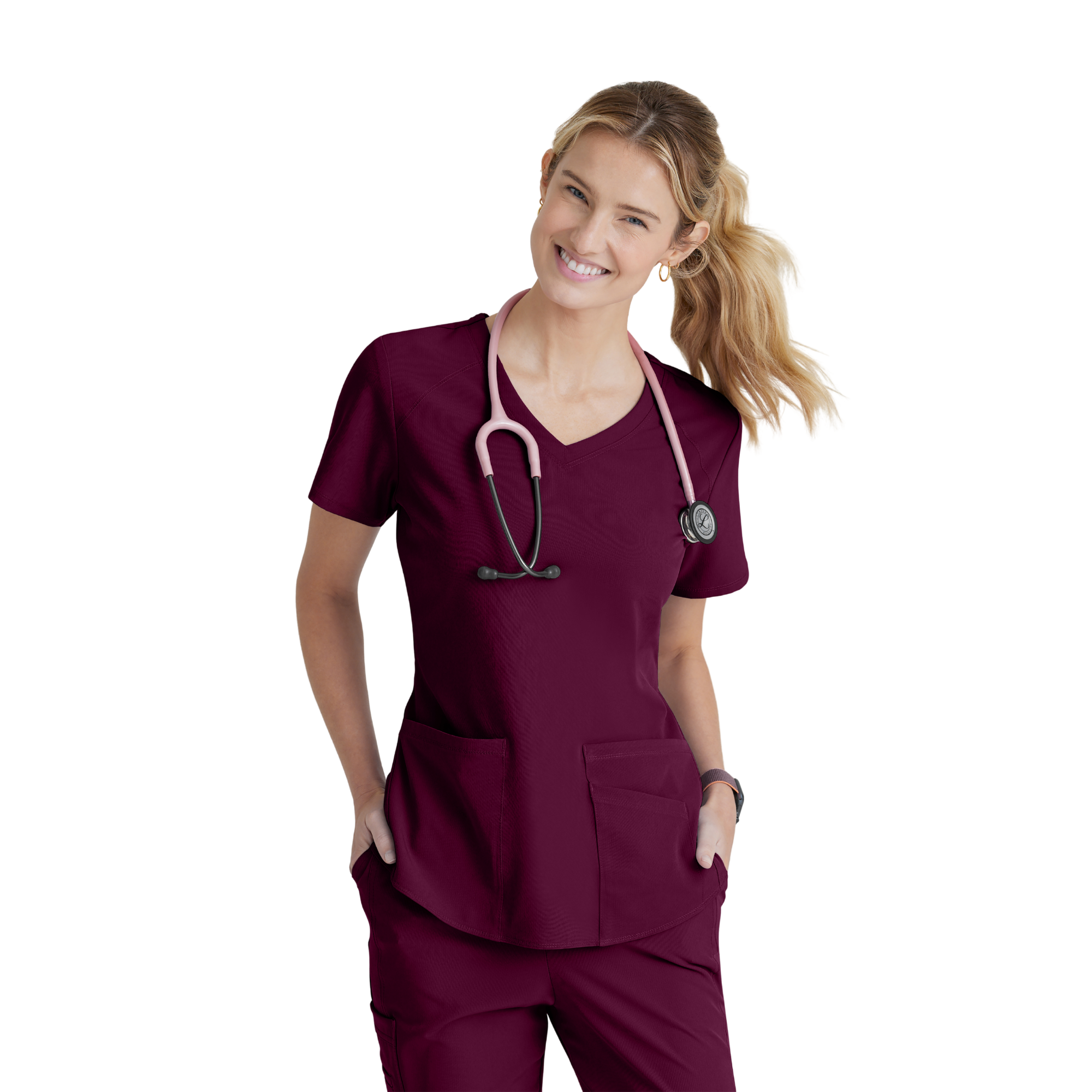 Breeze Top - Haut médical col V - Femme - Skechers SKECHERS 