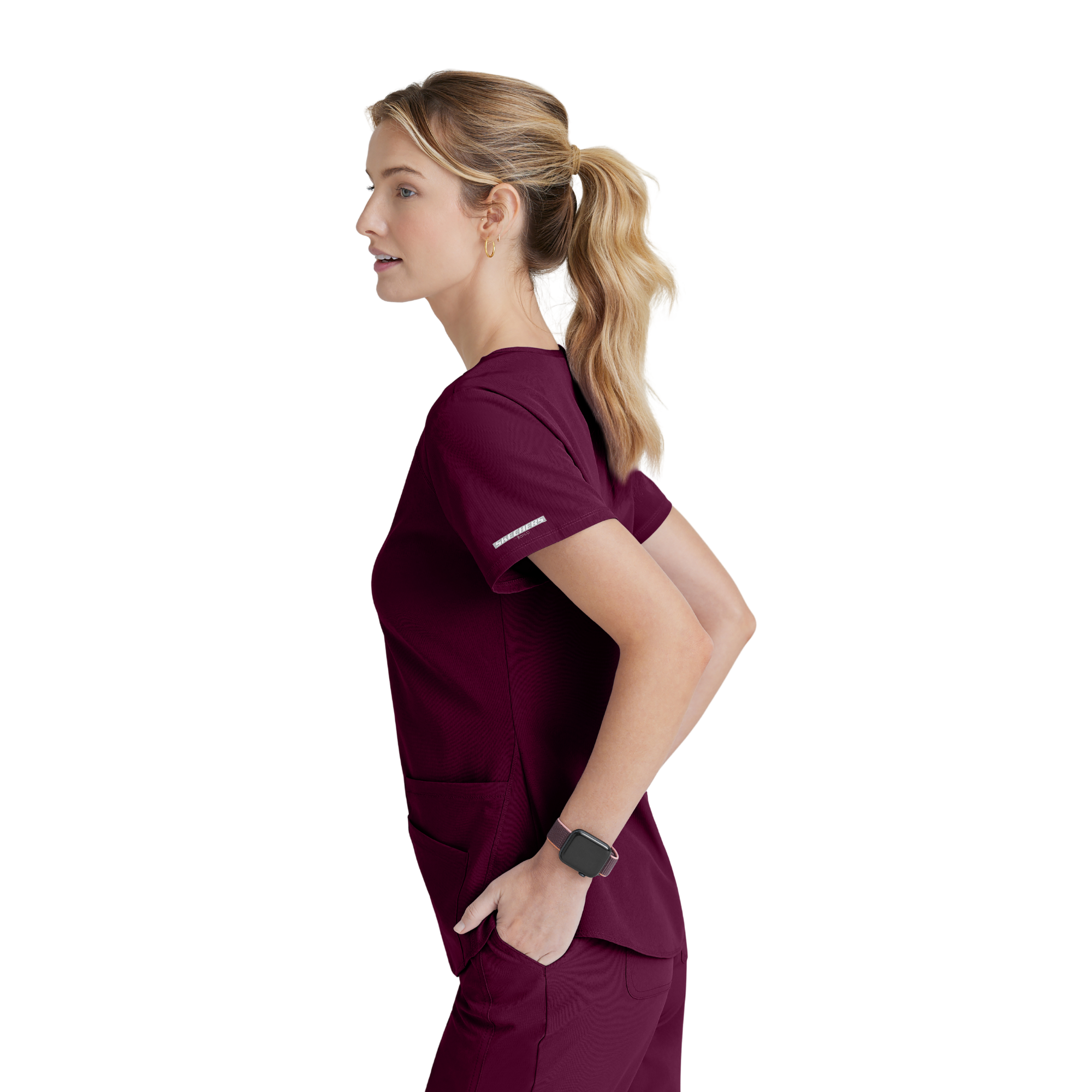 Breeze Top - Haut médical col V - Femme - Skechers SKECHERS 