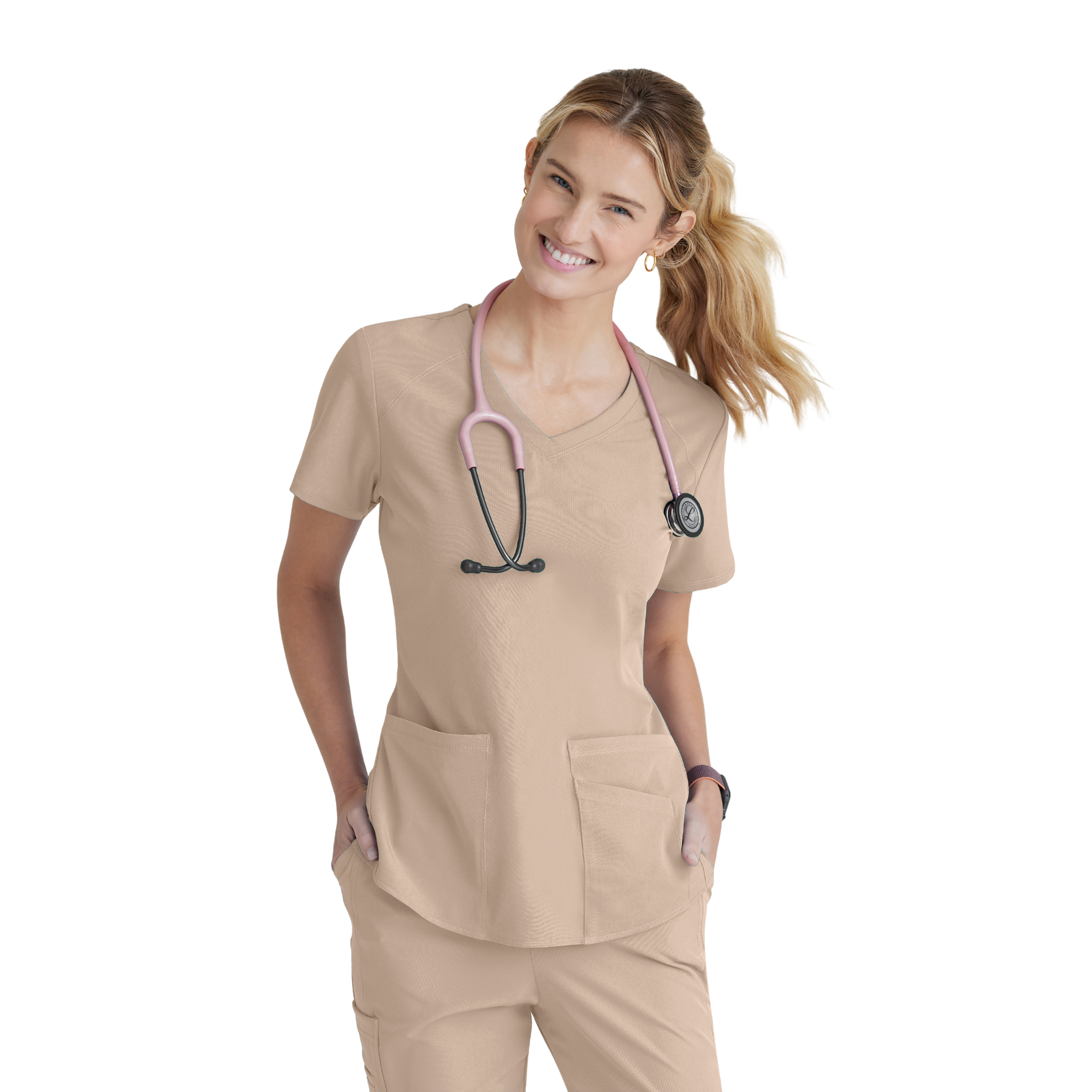 Breeze Top - Haut médical col V - Femme - Skechers SKECHERS 