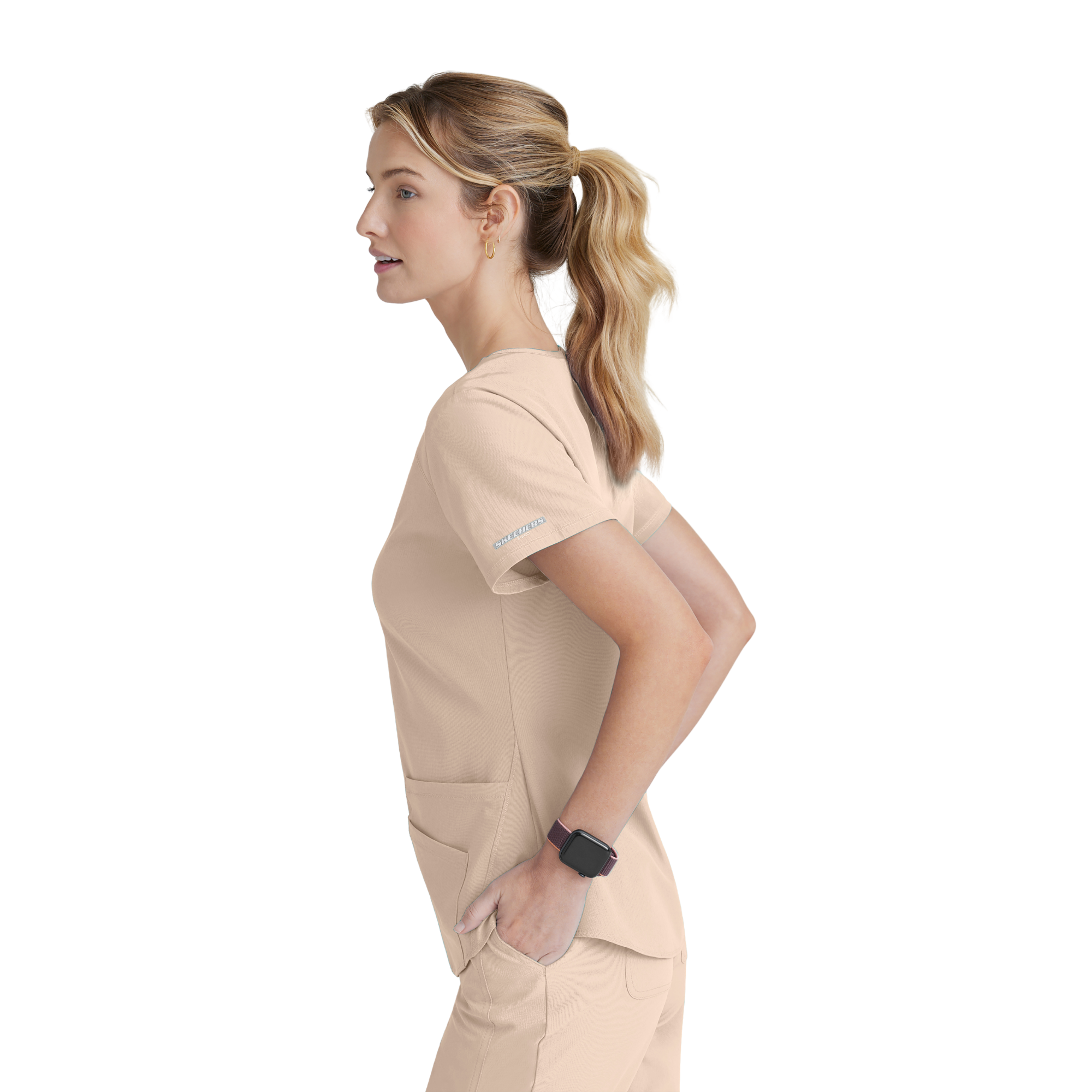 Breeze Top - Haut médical col V - Femme - Skechers SKECHERS 