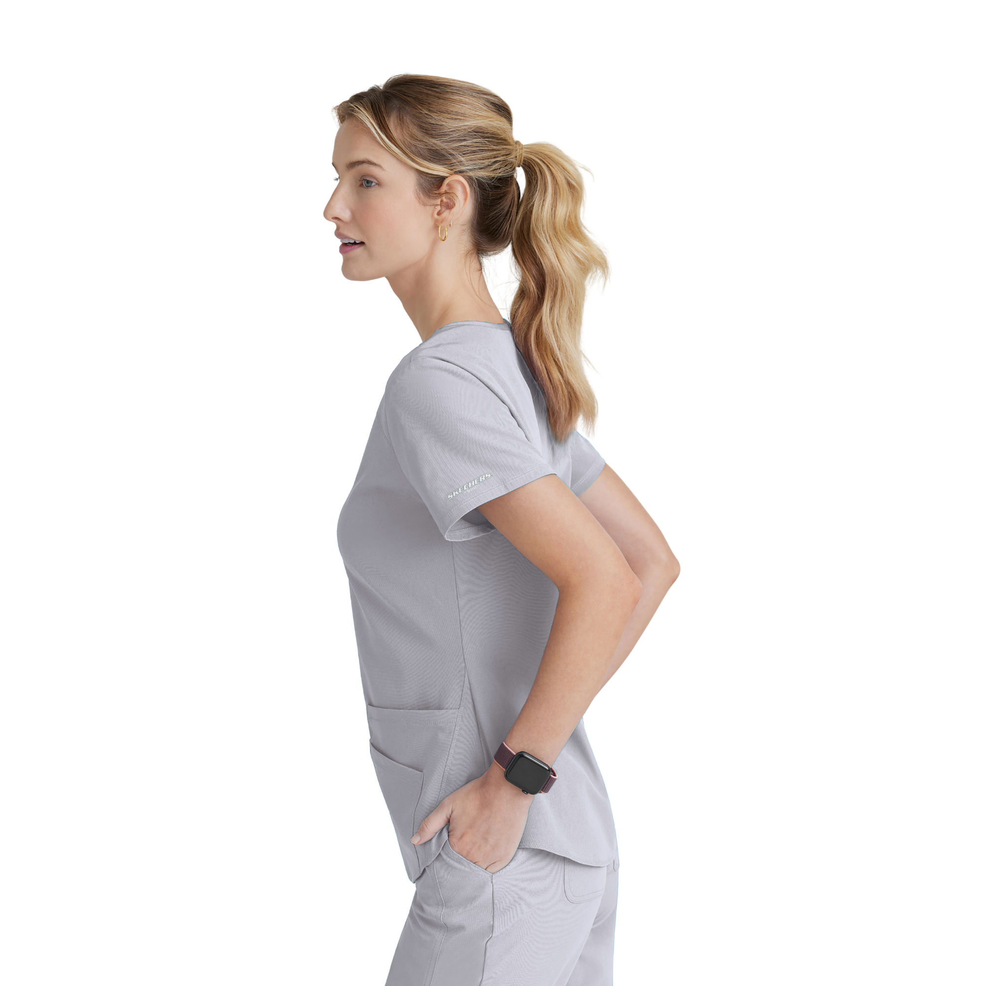 Breeze Top - Haut médical col V - Femme - Skechers SKECHERS 