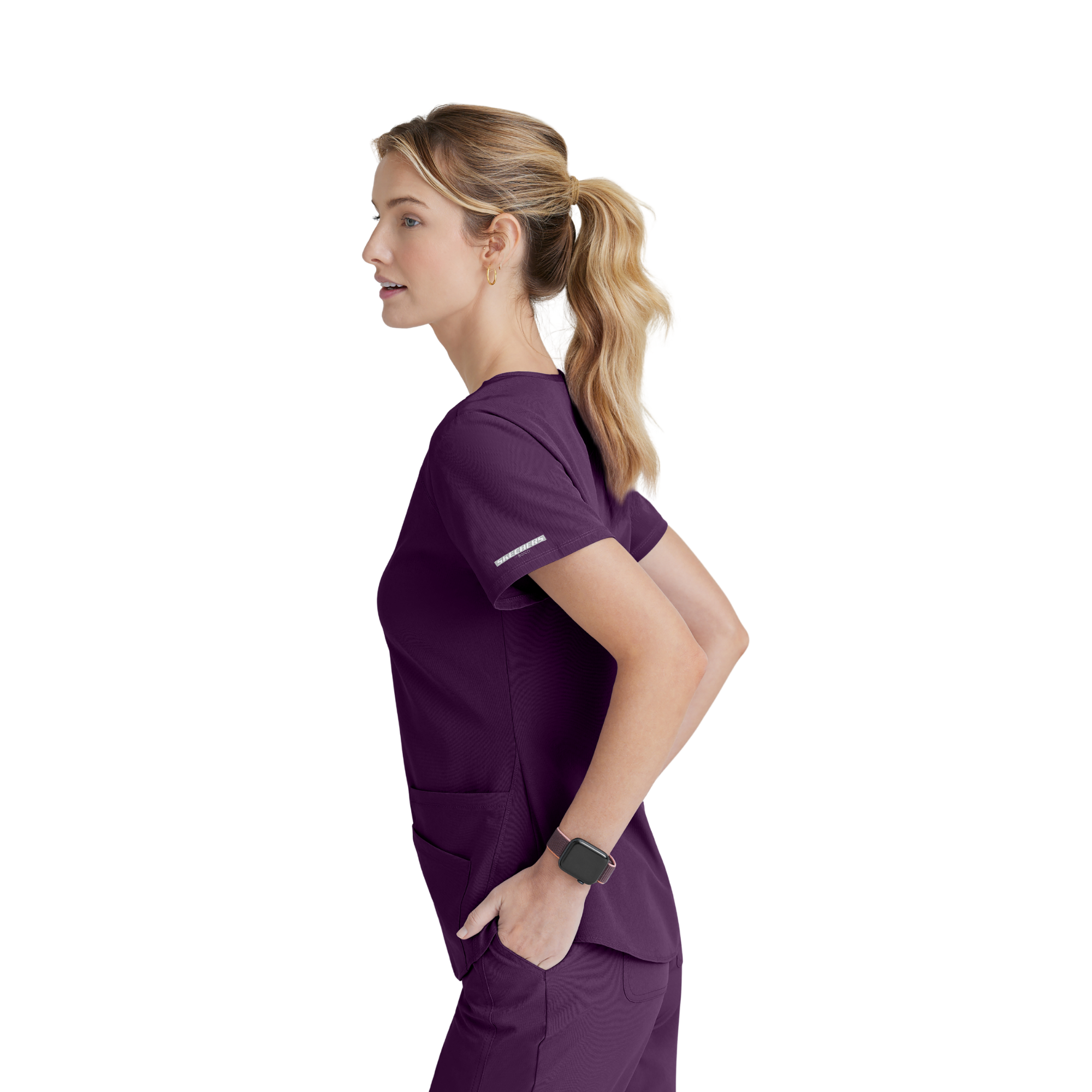 Breeze Top - Haut médical col V - Femme - Skechers SKECHERS 