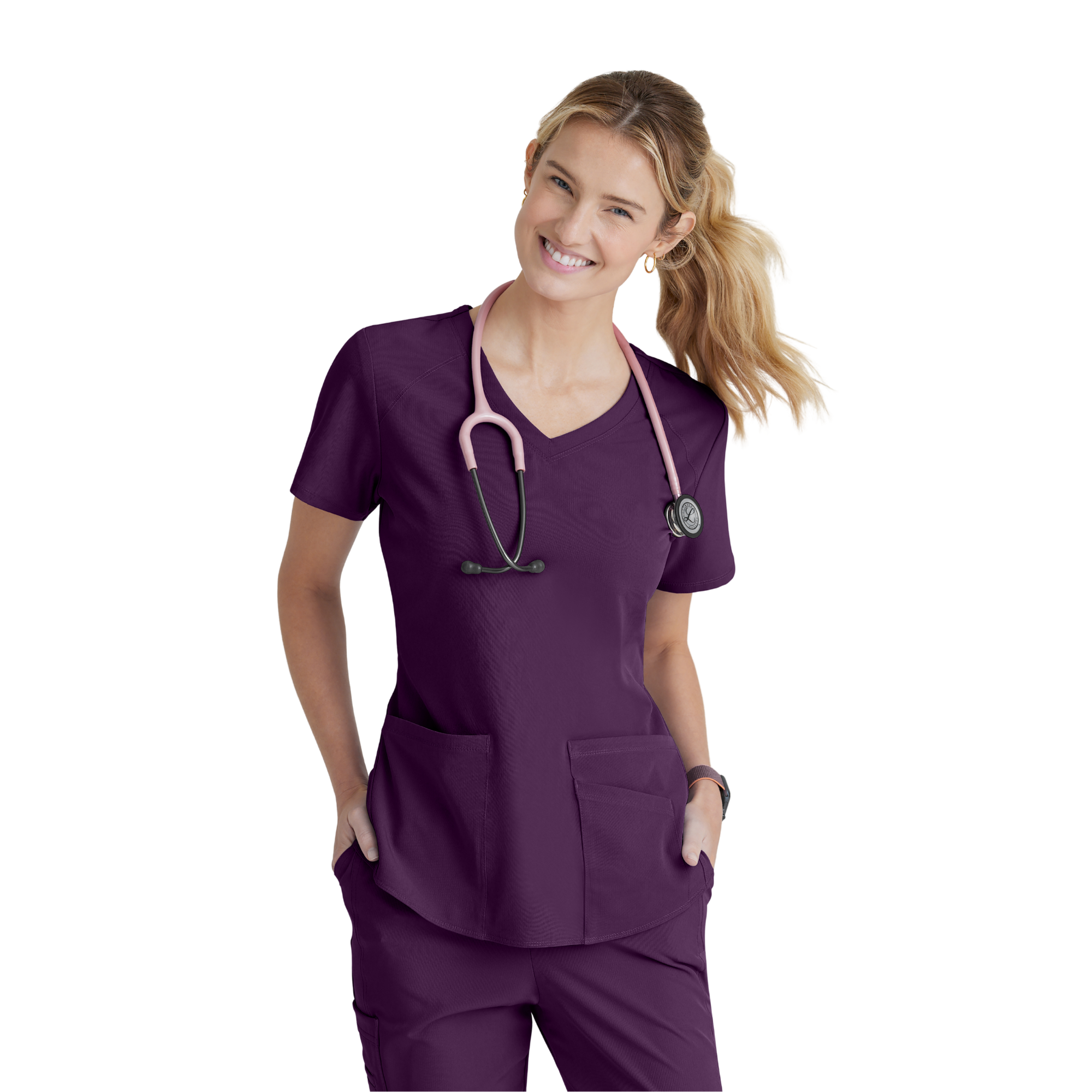 Breeze Top - Haut médical col V - Femme - Skechers SKECHERS 
