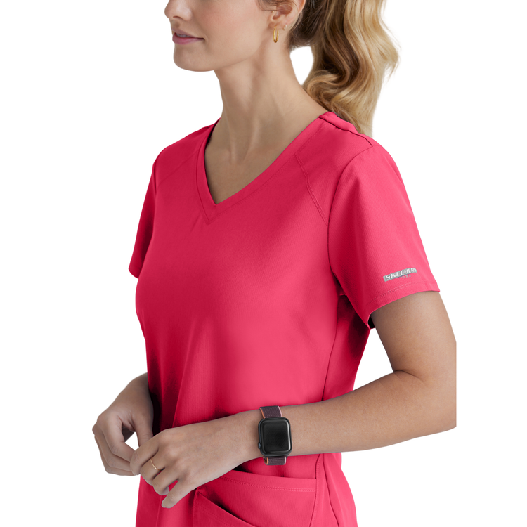 Breeze Top - Haut médical col V - Femme - Skechers SKECHERS 