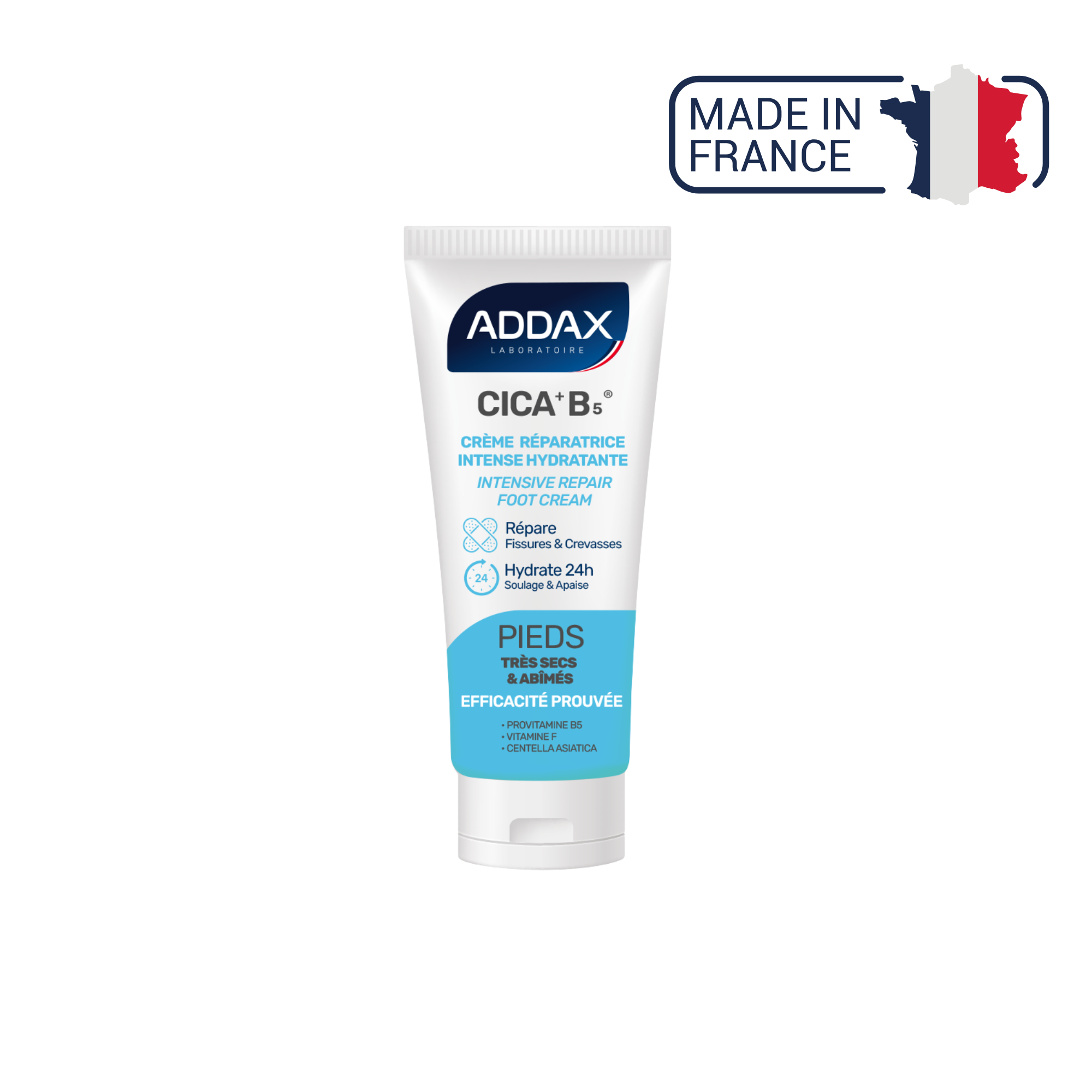 CICA + B5® - Crème pieds réparatrice intense hydratante - 50 ml - Laboratoire Addax Laboratoire Addax 