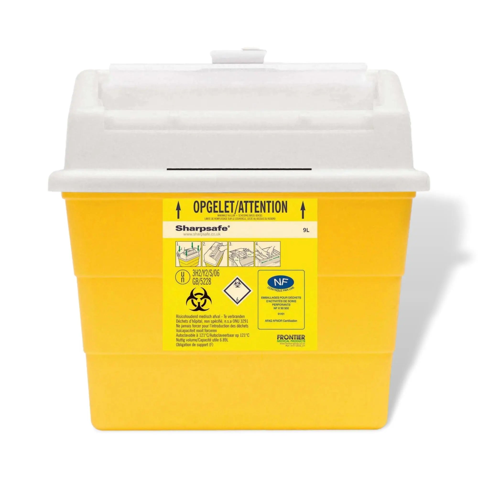 Collecteur de Dechets Sharpsafe - Hospidex - My Podologie