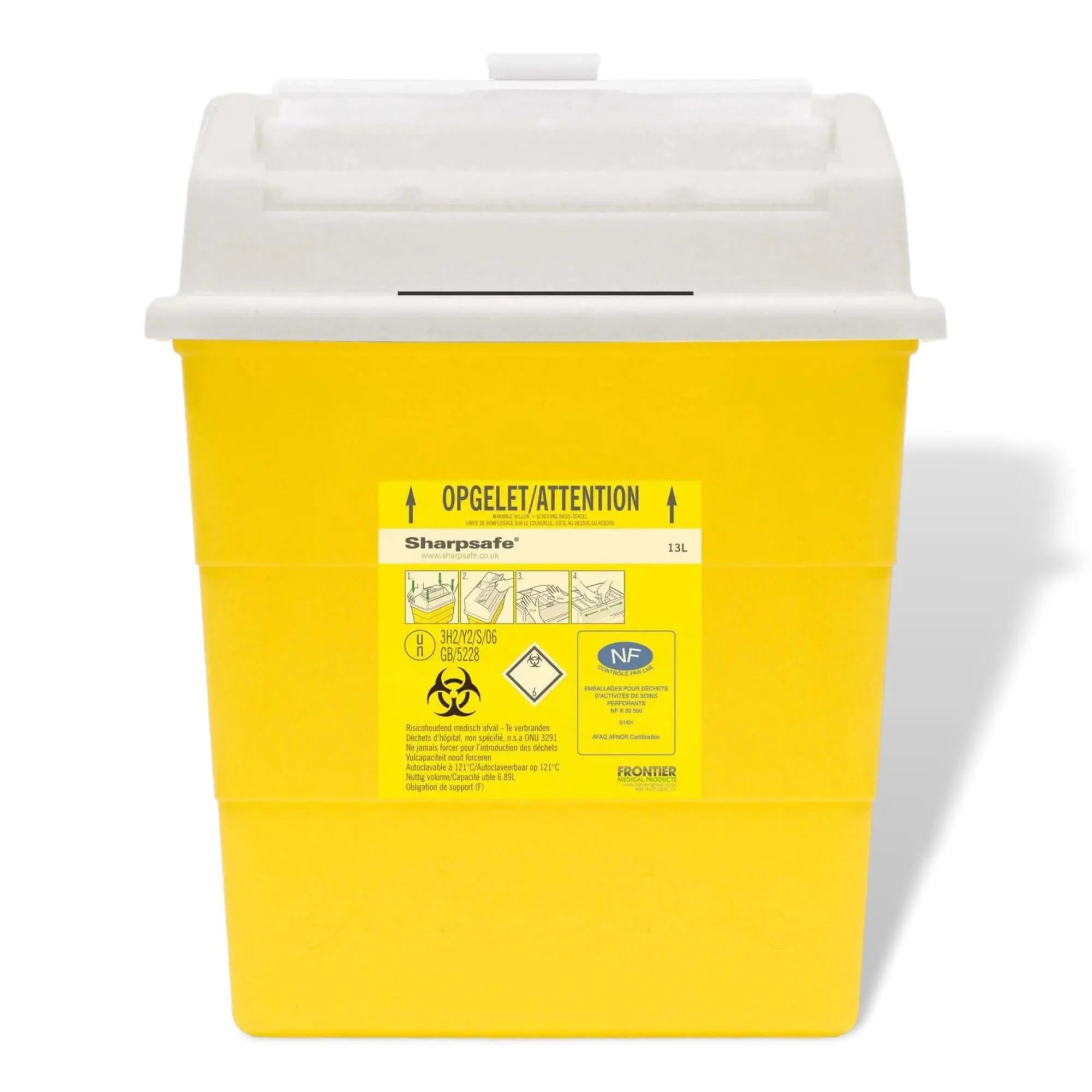 Collecteur de Dechets Sharpsafe - Hospidex - My Podologie
