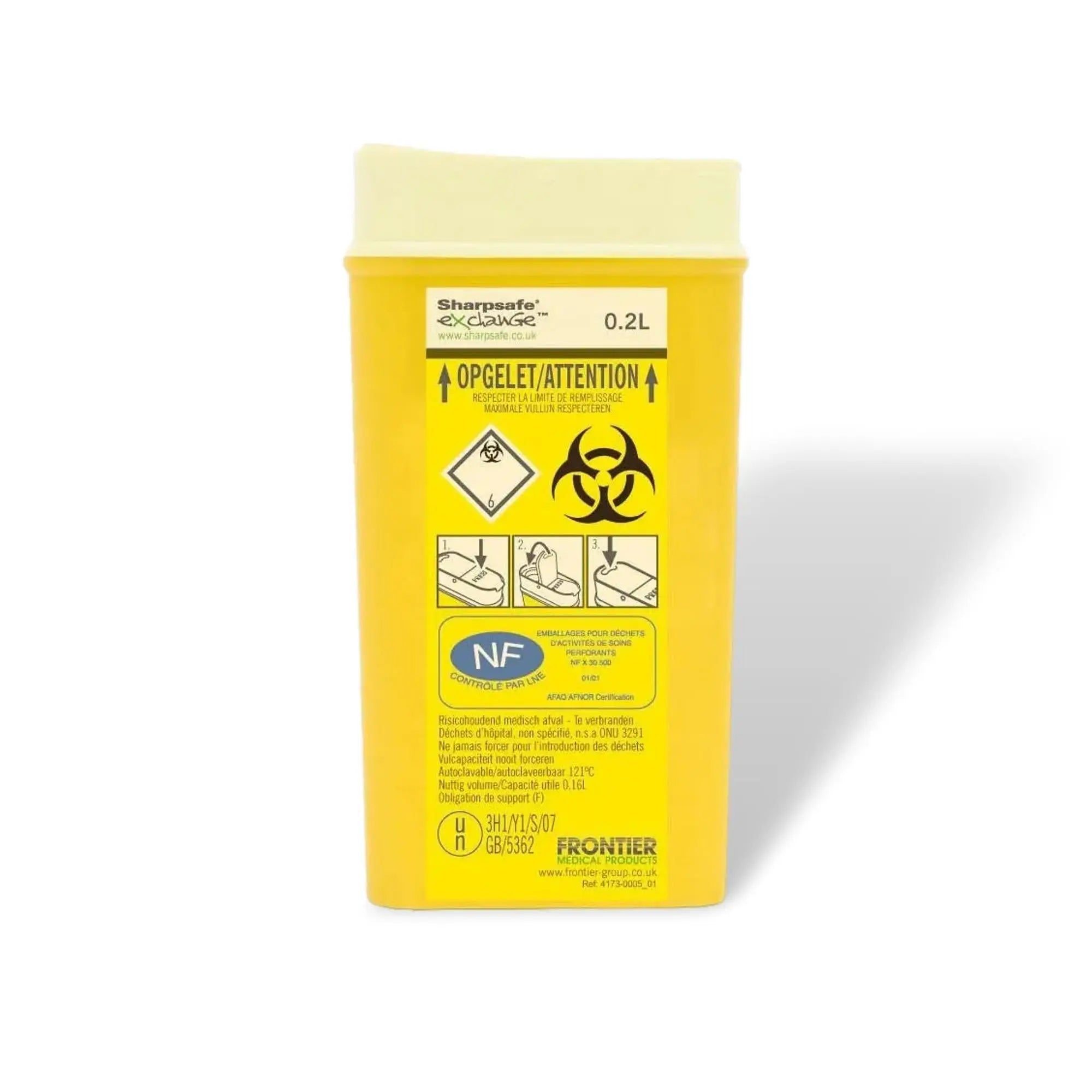 Collecteur de Dechets Sharpsafe - Hospidex - My Podologie