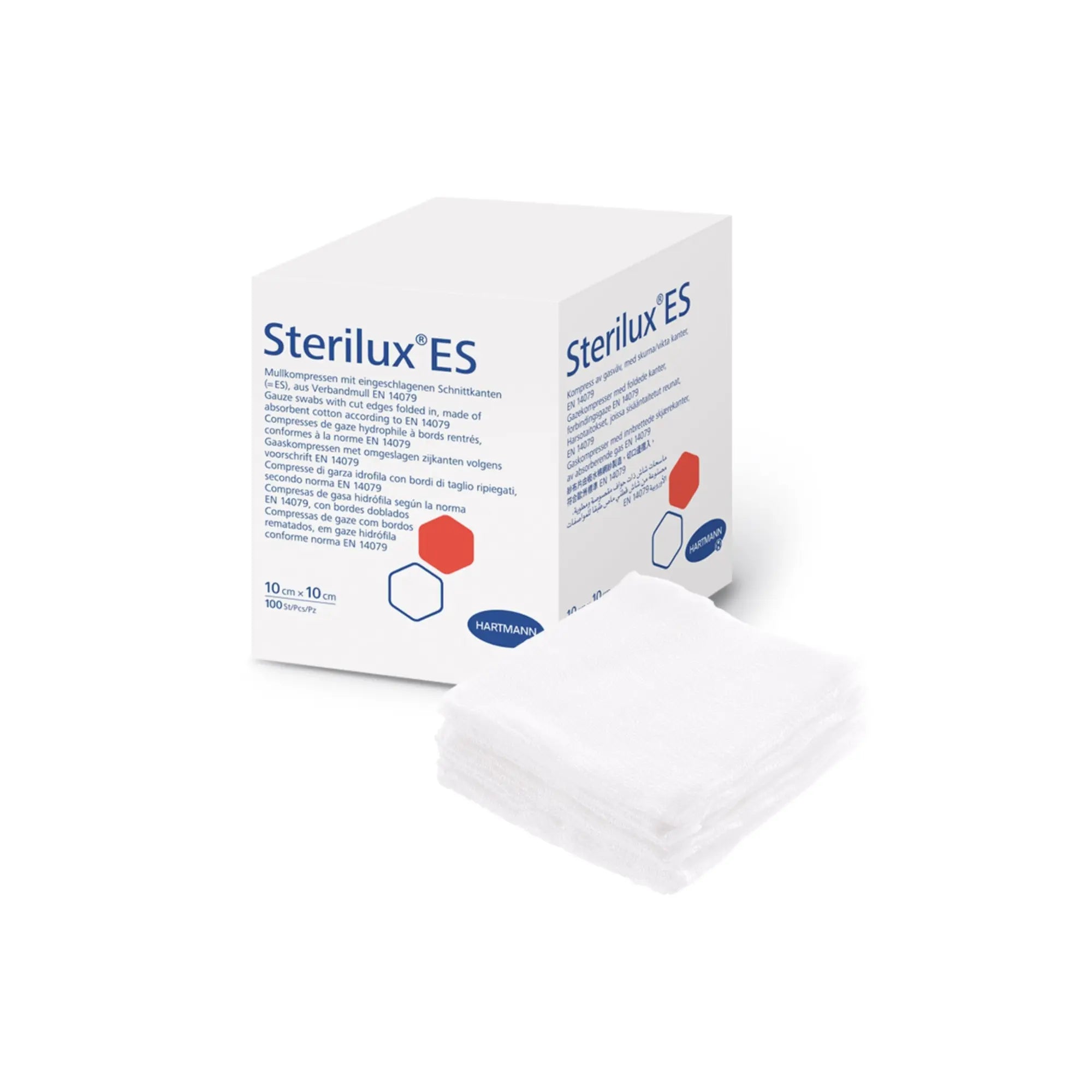 Compresse Non Tissée Stérile - 30g/m2 - 2 dimensions Medicomp Hartmann  10-x-10-cm