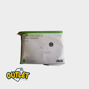 Compresse Non-tissée Stérile - 40g/m2 - Pochette de 2 compresses - Euromédis // Défaut MP 