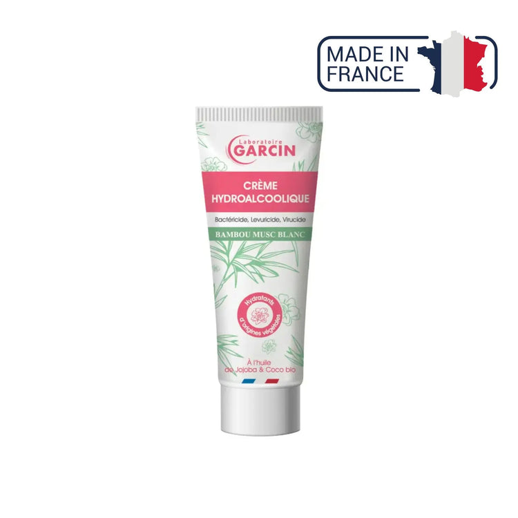 Crème Hydroalcoolique - Laboratoire Garcin Laboratoire Garcin  75-ml-Bambou-Musc-Blanc