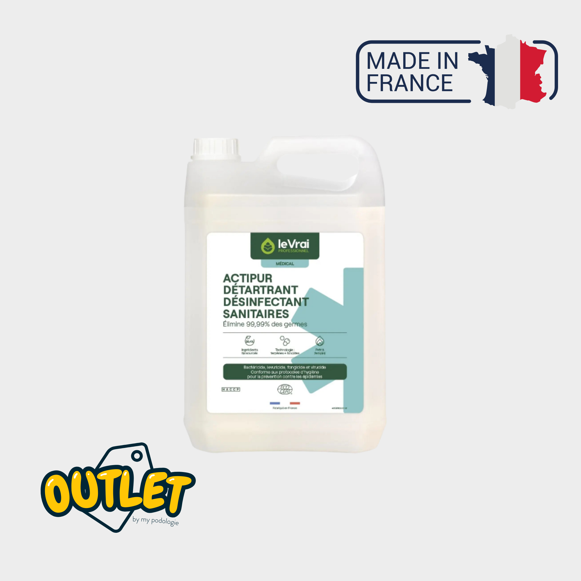 Détartrant Désinfectant Sanitaires ACTIPUR - 5L // Destockage