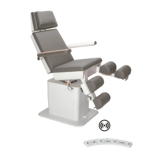 Fauteuil de pédicurie - MOON - Relevage électrique - Wifi - Ruck My Podologie  Pierre-3-moteurs-Blanc