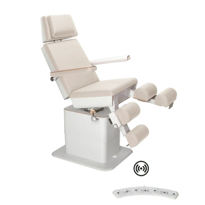 Fauteuil de pédicurie - MOON - Relevage électrique - Wifi - Ruck My Podologie  Naturel-3-moteurs-2-Blanc