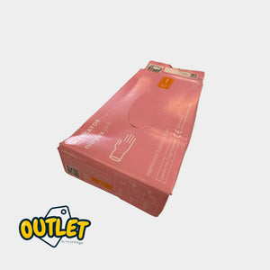 Gants d'examen - Nitrile Rose - Taille XS - My Médical // Défaut Destockage 