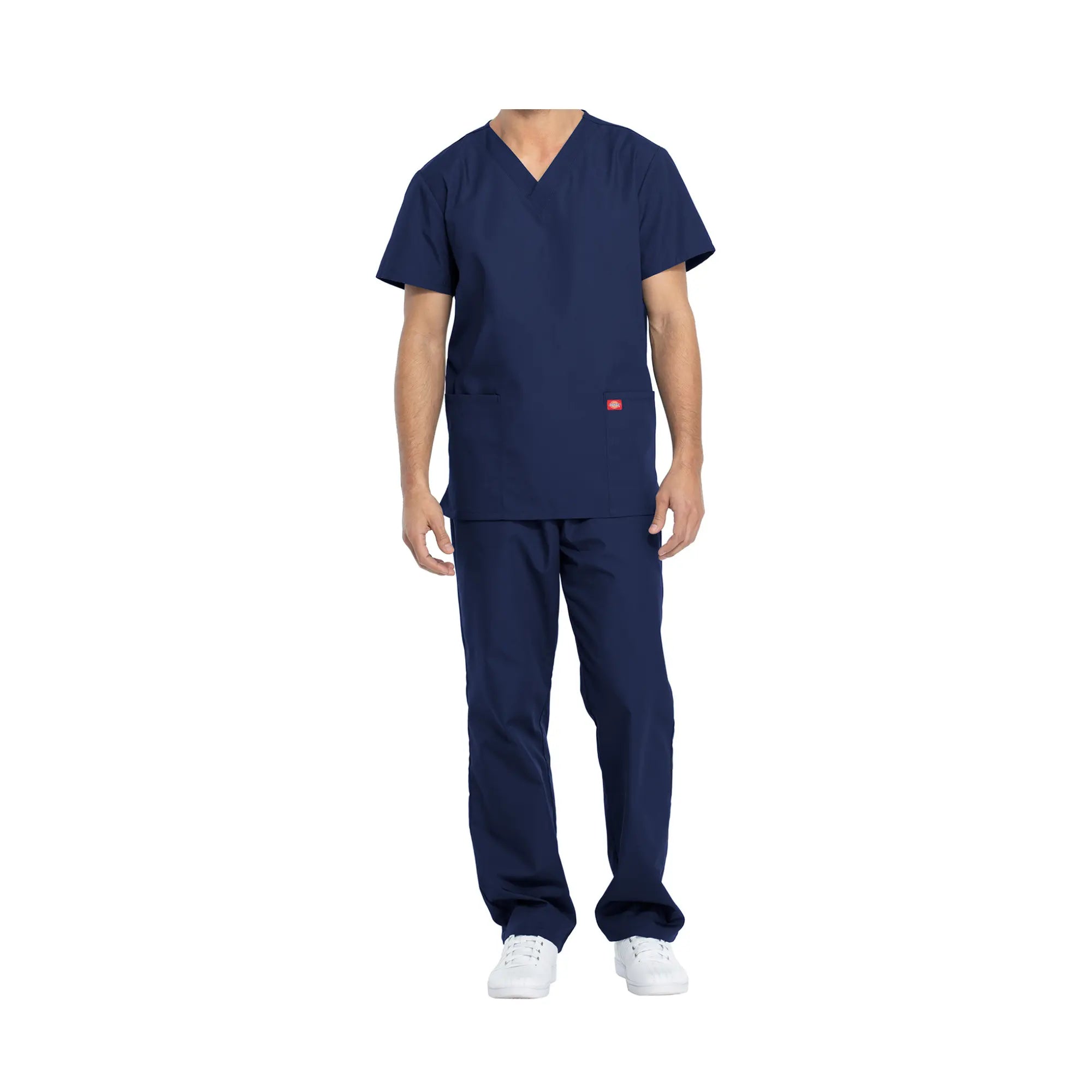 Hossegor - Ensemble médical - Tunique col V et pantalon - Unisexe - Dickies Dickies  Bleu-Marine-XXXL
