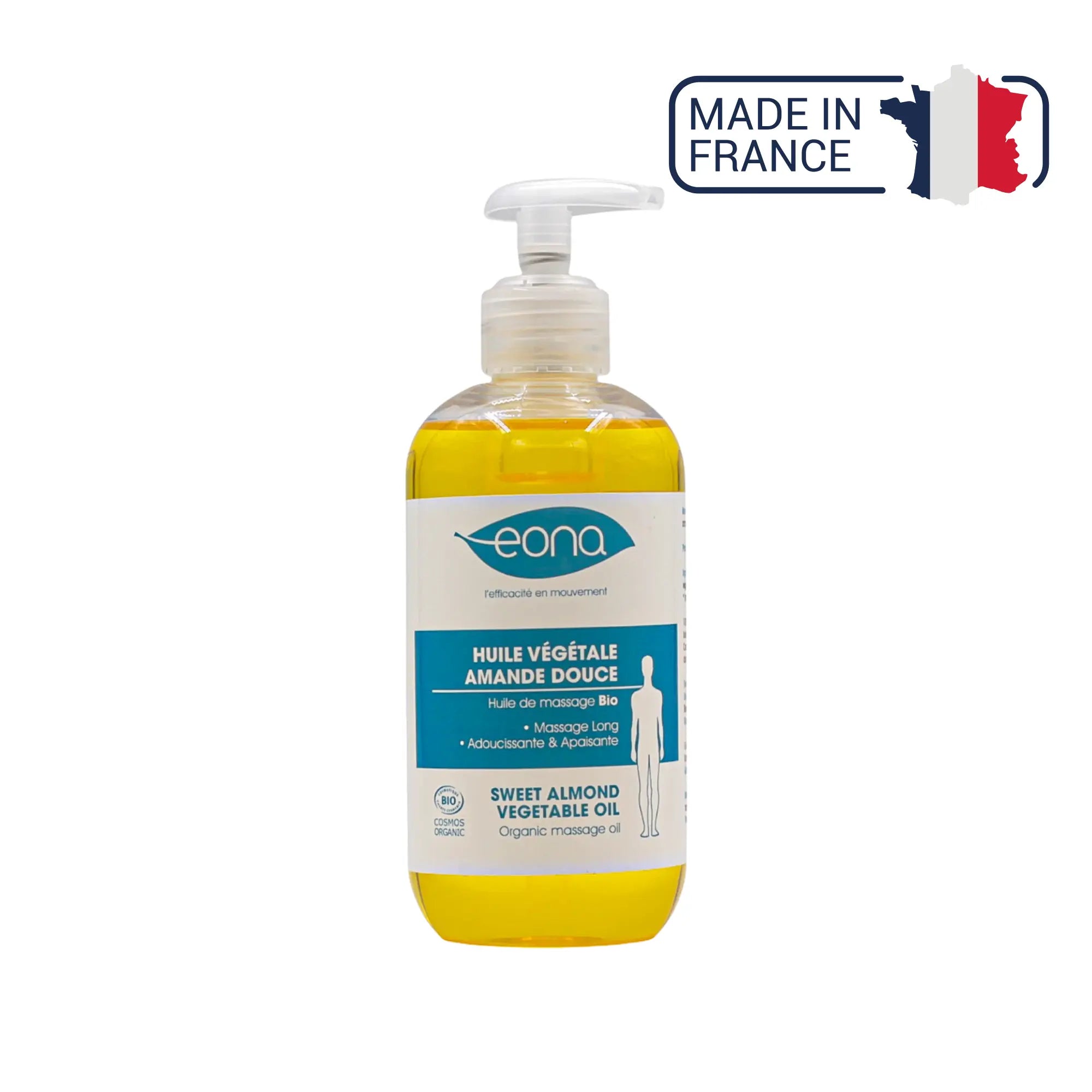 Huile de massage - Amande douce - 250 ml - Bio - Eona Eona