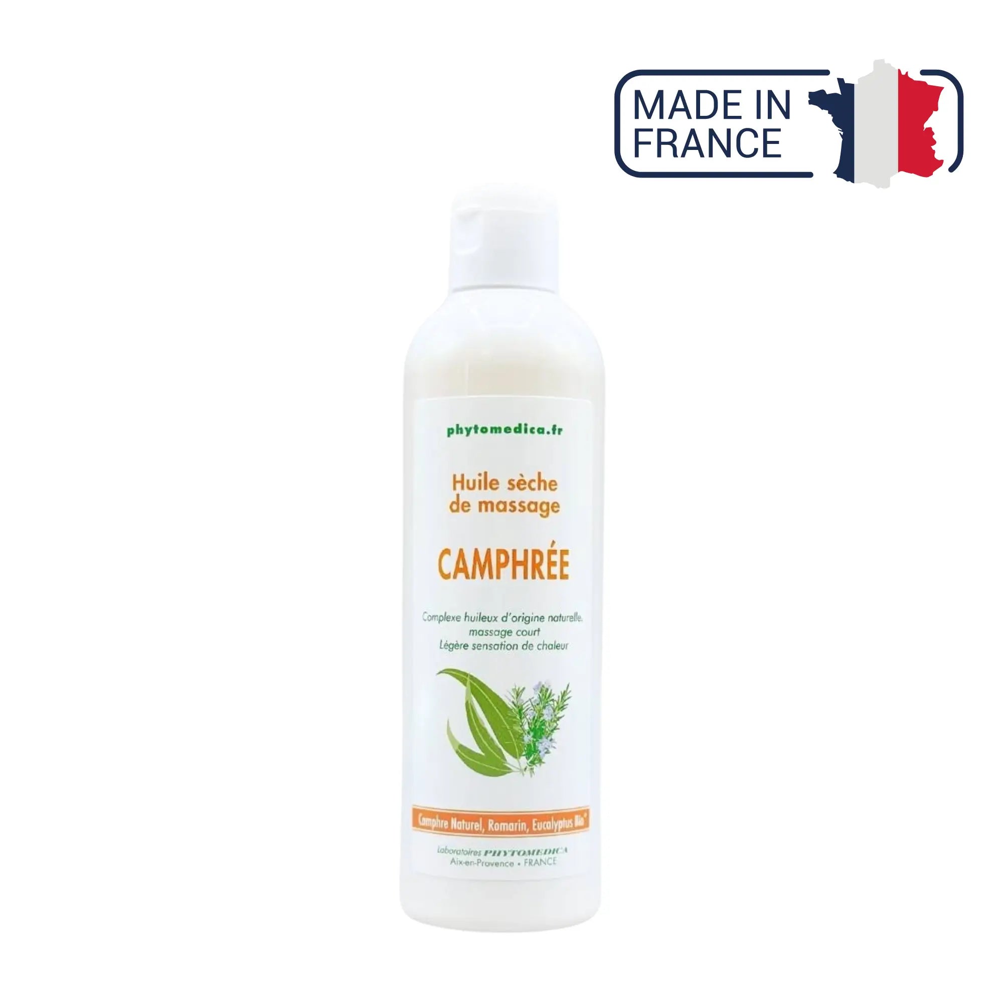Dry Massage Oil - Camphor - two capacities - Phytomeda Laboratoires Phytomedica 
