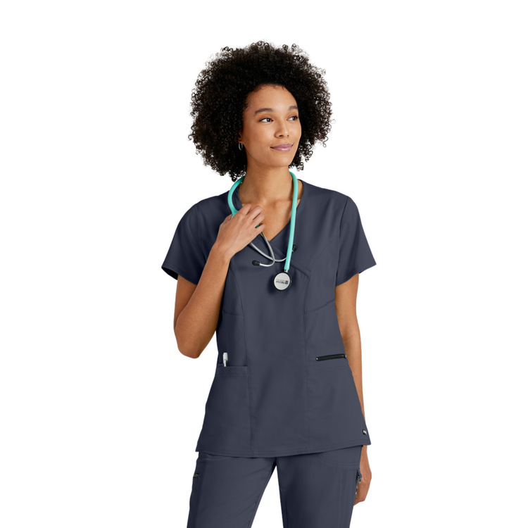 Kim Top - Tunique médical élégante - Femme - Grey’s Anatomy Stretch GREYS ANATOMY STRETCH 