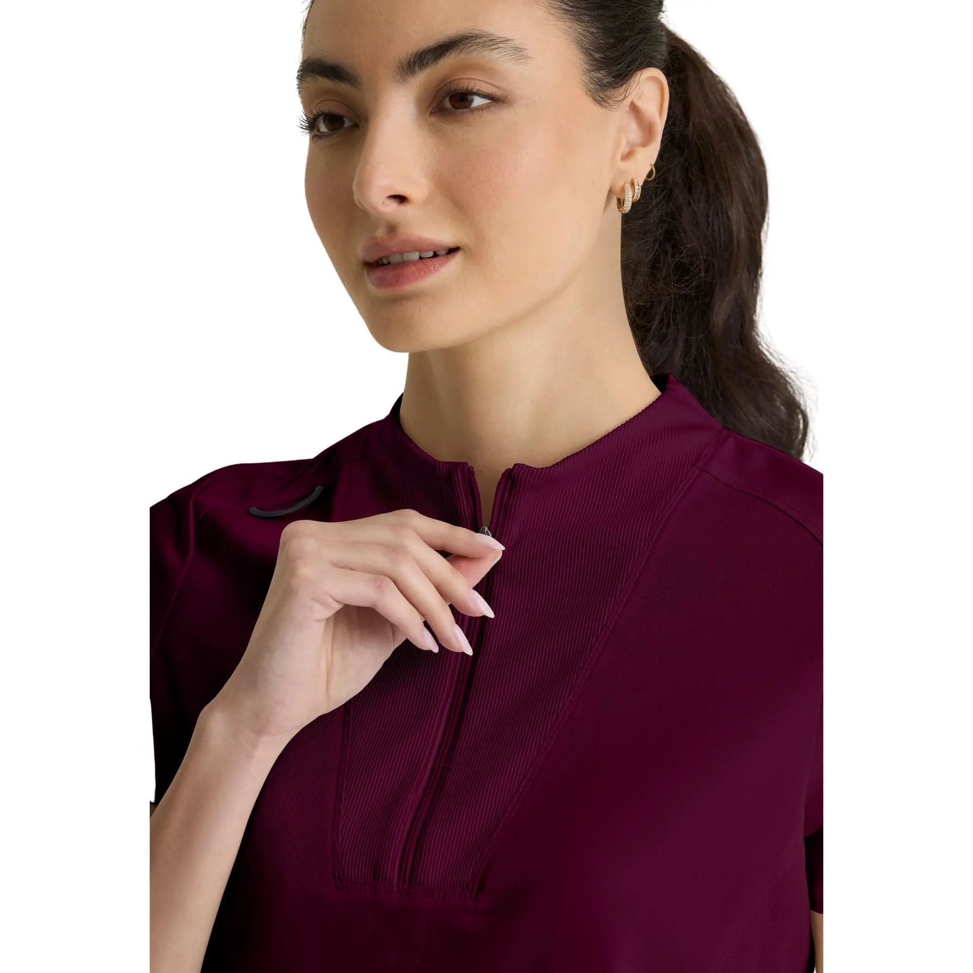 Kristi - Tunique col montant zippé - Femme - Grey’s Anatomy Stretch Grey’s Anatomy 