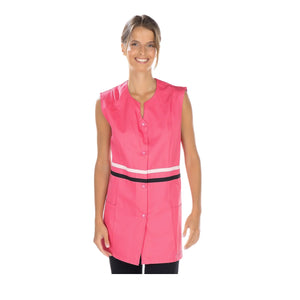 Lou - Tunique - 3 types de manches - Femme - 75 cm My Blouse  Sans-Manches-Sergé-Fuchsia-Rose-T6-XXXL